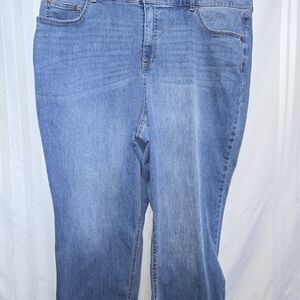 TERRA & SKY WOMEN STRAIGHT LEG PLUS SIZE 24W JEANS